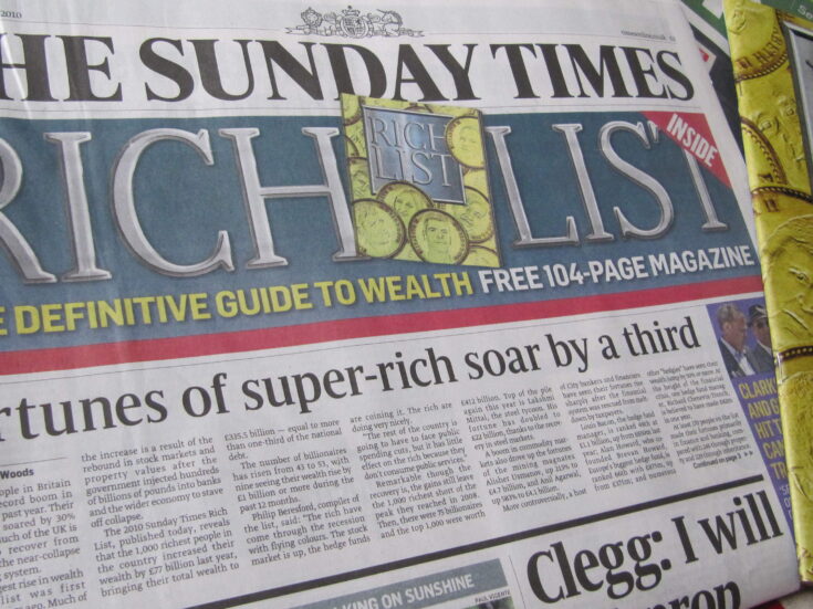 The truth behind the Sunday Times annual Rich List