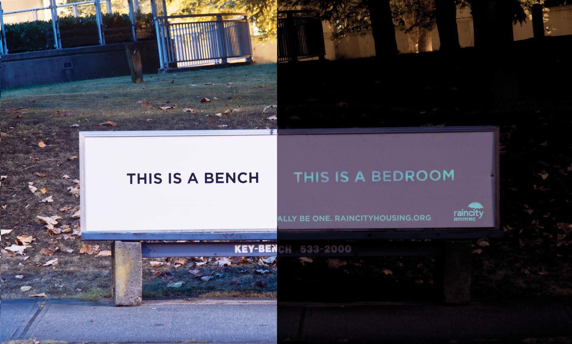 Vancouver’s homelessness benches were part of a charity ad campaign