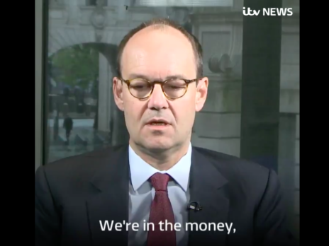 Watch: Sainsbury’s CEO caught singing a sad ode to capitalism between interviews
