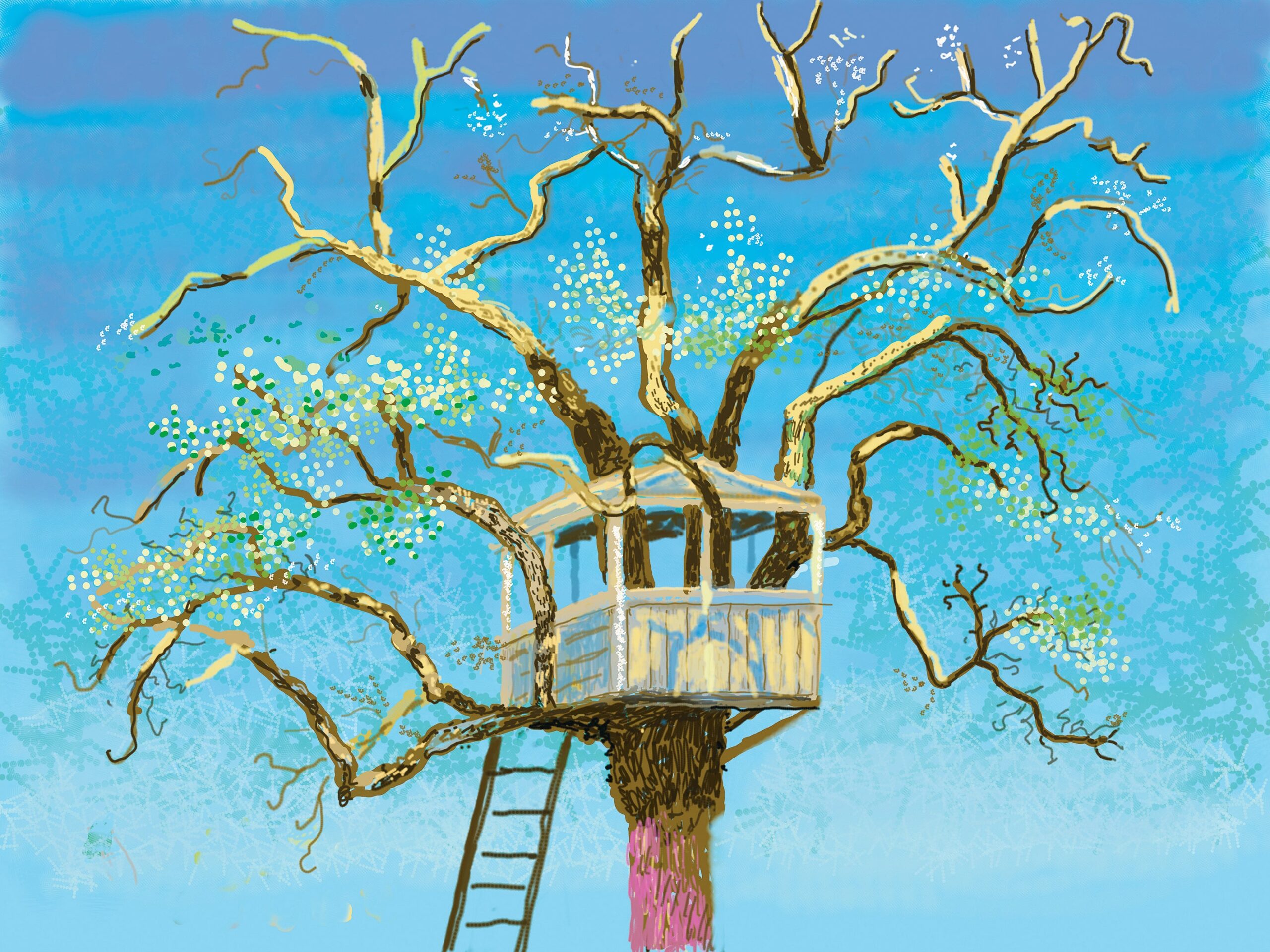 David Hockney: The Arrival of Spring is undermined by the artistâ