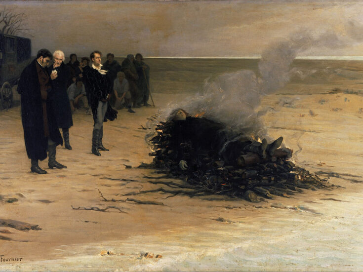 The last days of Percy Bysshe Shelley