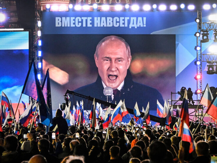Leader: Vladimir Putin’s game of nuclear blackmail