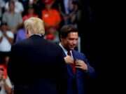Donald Trump and Ron DeSantis
