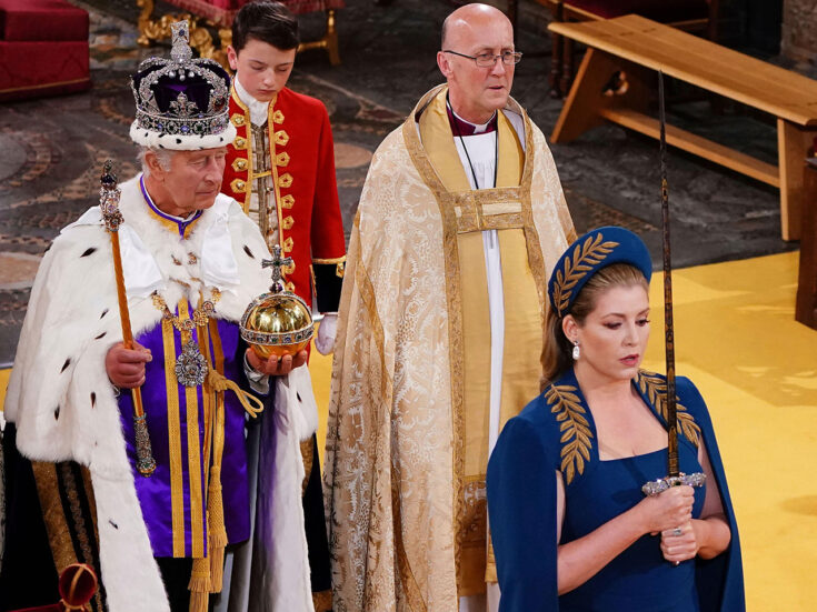 Penny Mordaunt’s coronation sword-bearing cuts a sharp contrast with fellow Tories
