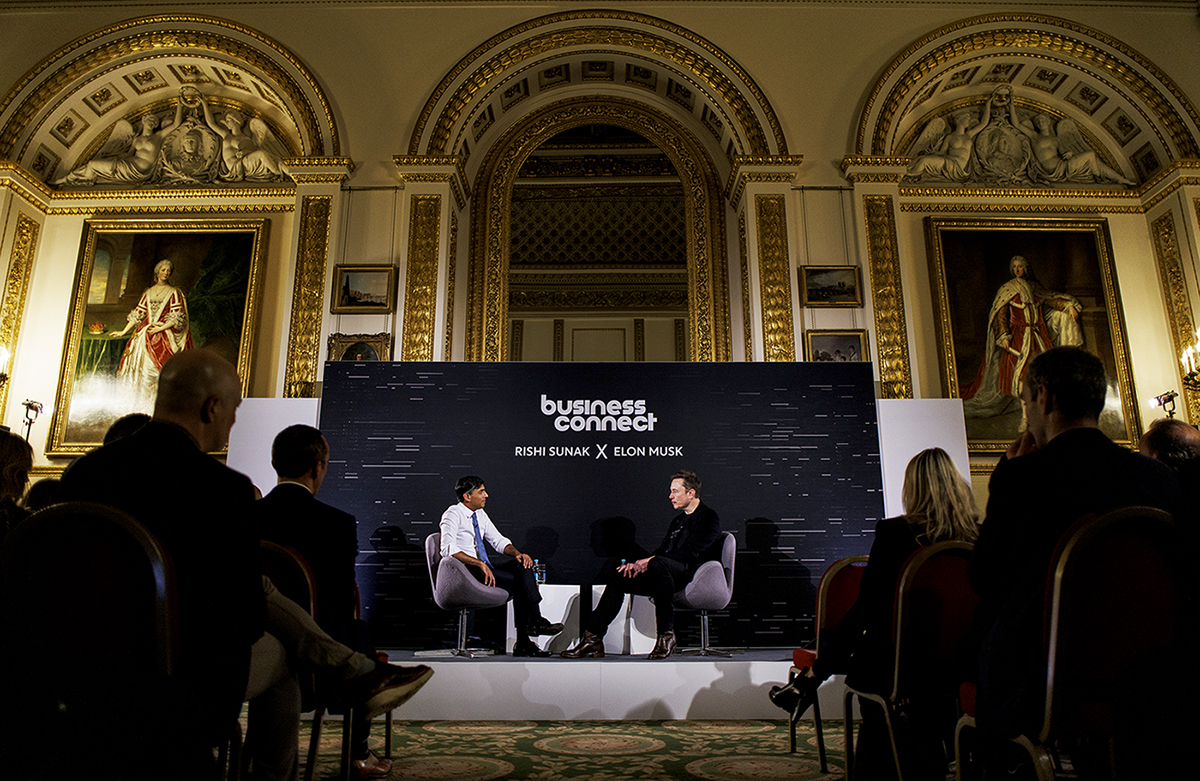 Rishi Sunak’s softball interview with Elon Musk was embarrassing to watch