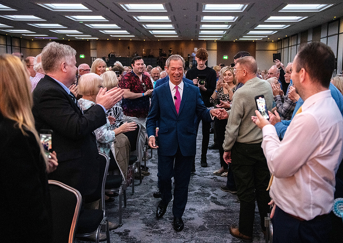 Nigel Farage is one to watch in 2024