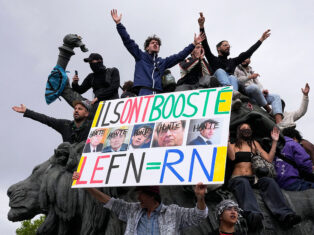 The French left is rallying against the far right