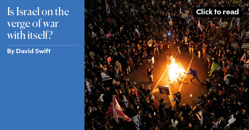 Is Israel on the verge of war with itself?