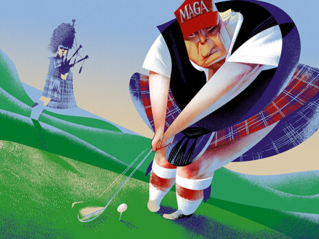 Donald Trump, the king of Scotland
