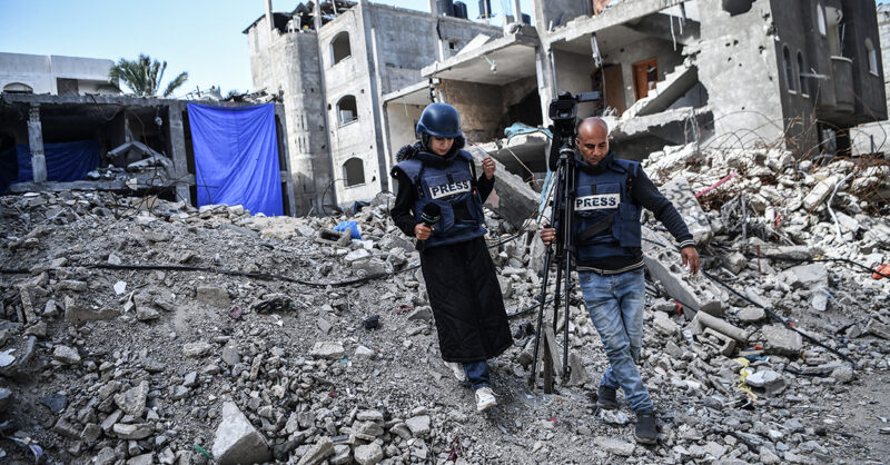Journalists in Gaza are accepting a death sentence