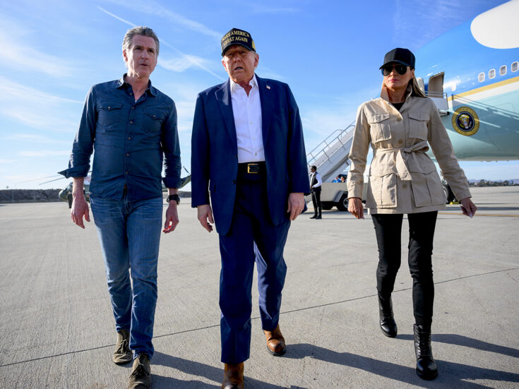 Gavin Newsom’s Trump tribute act