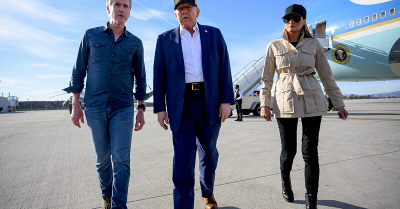 Gavin Newsom’s Trump tribute act