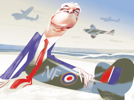 Flying planes with the most powerful people in Britain