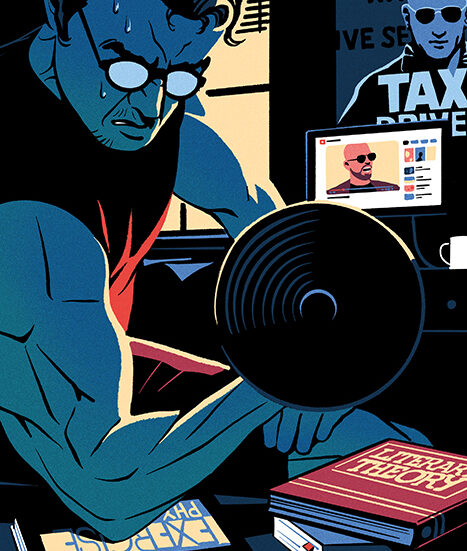 The manosphere’s literary muscle men