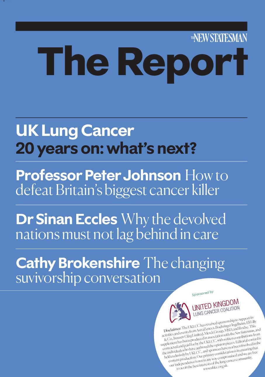 Uk Lung Cancer 20 years on: What's next?