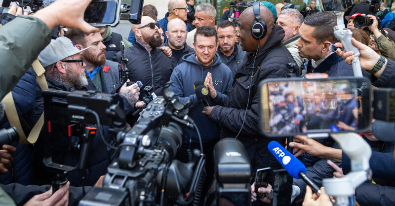 Tommy Robinson cleared of terror charge