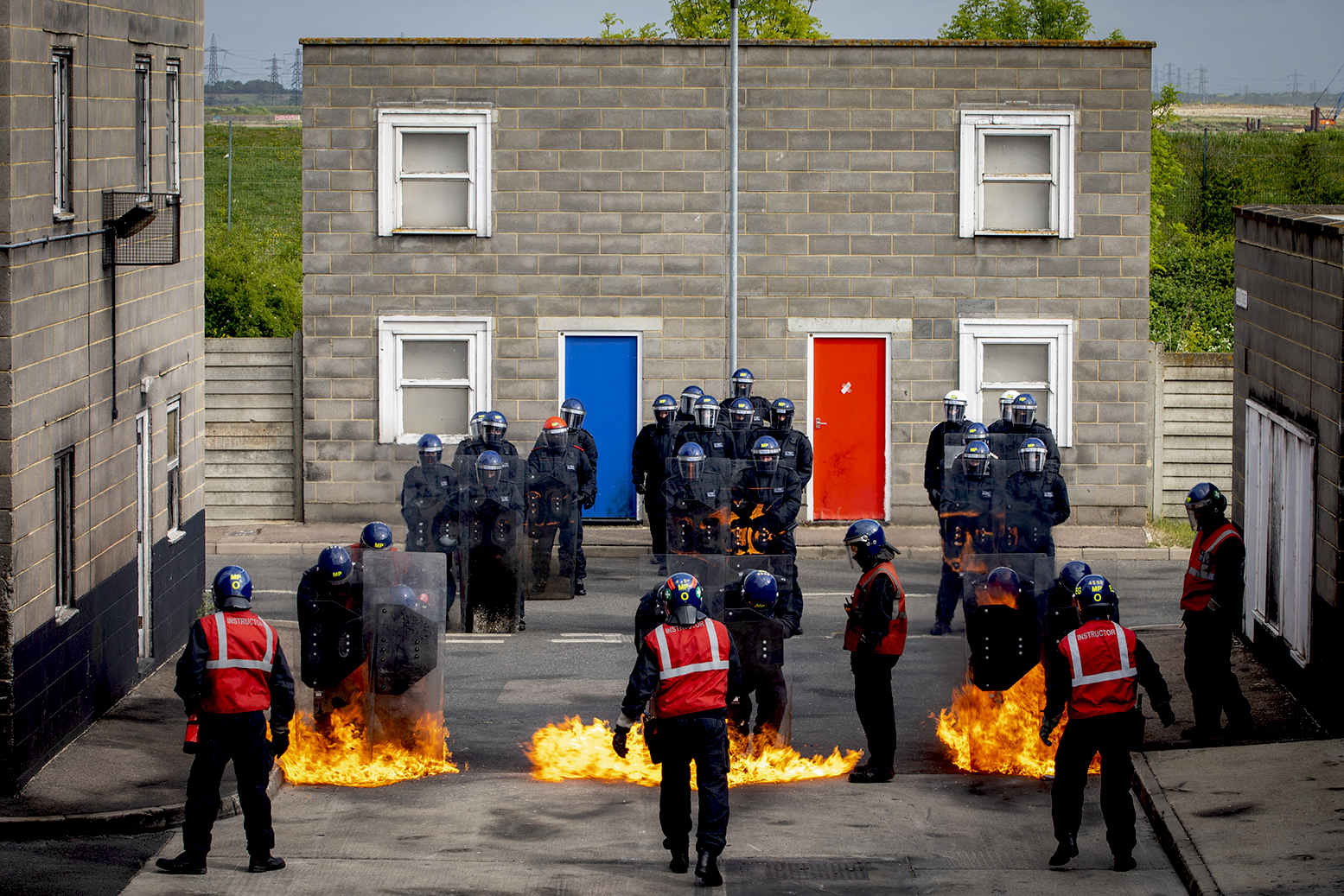 On manoeuvres with the Met’s riot response force
