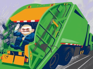 At Oxfordshire's waste mountain, a national monument to greed