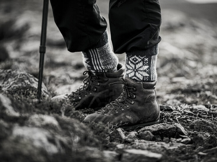 I receive a message from beyond the grave. It comes dressed in Nordic socks