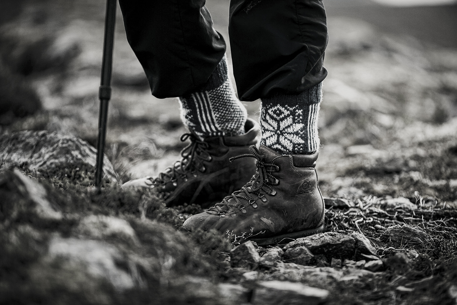 I receive a message from beyond the grave. It comes dressed in Nordic socks