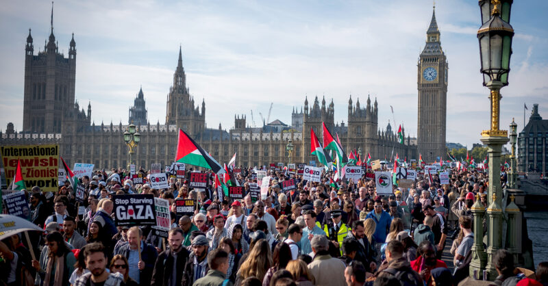 British people’s support for Palestinians is growing