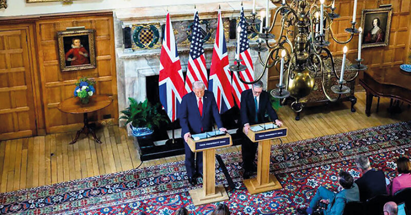 Donald Trump is leading the UK to a dark place