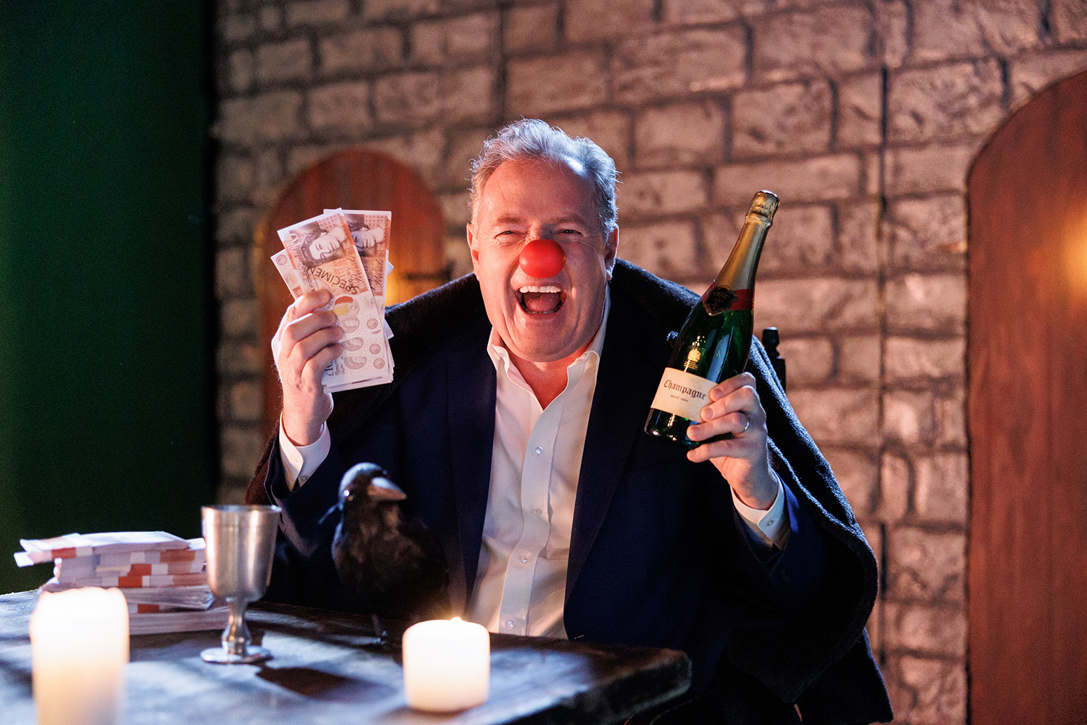 Partying with Piers and his peers