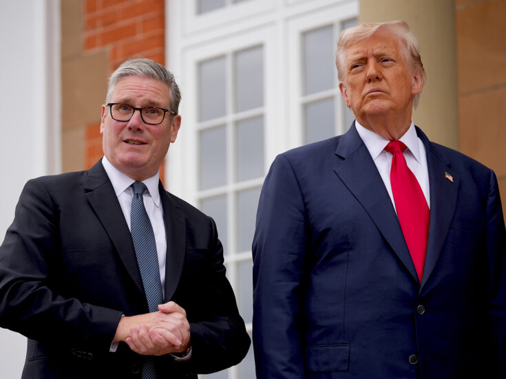 Donald Trump is giving Keir Starmer a purpose