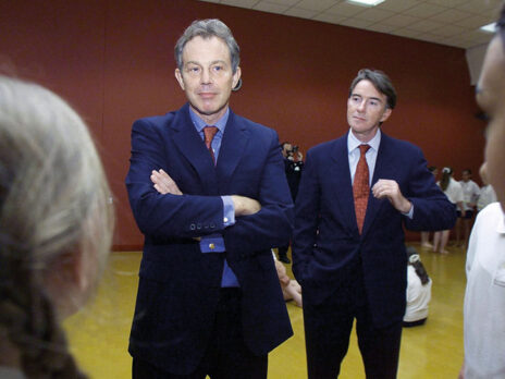 Mandelson's adoration of wealth and power reaches its inevitable conclusion