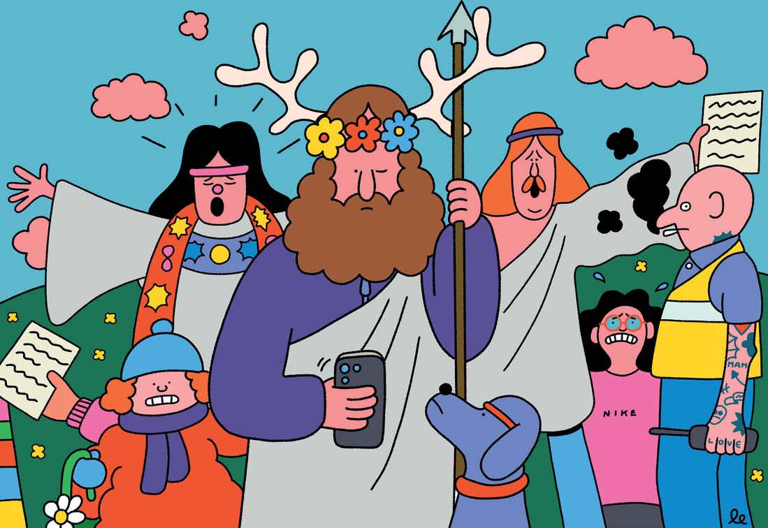 Facebook druids herald the spring