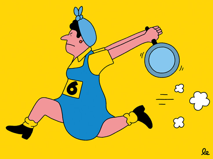 Photo of In Olney, women limber up for the race of their lives