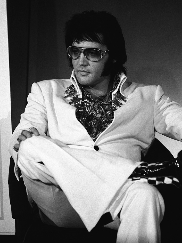In Vegas, Elvis performed for himself alone