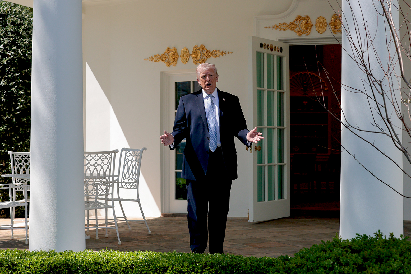 Trump is not going to “chicken out” in Iran