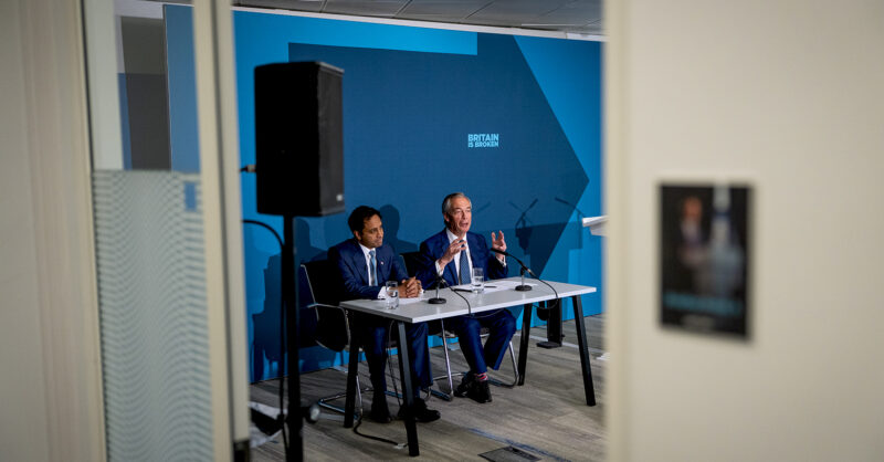 Nigel Farage fights for the limelight