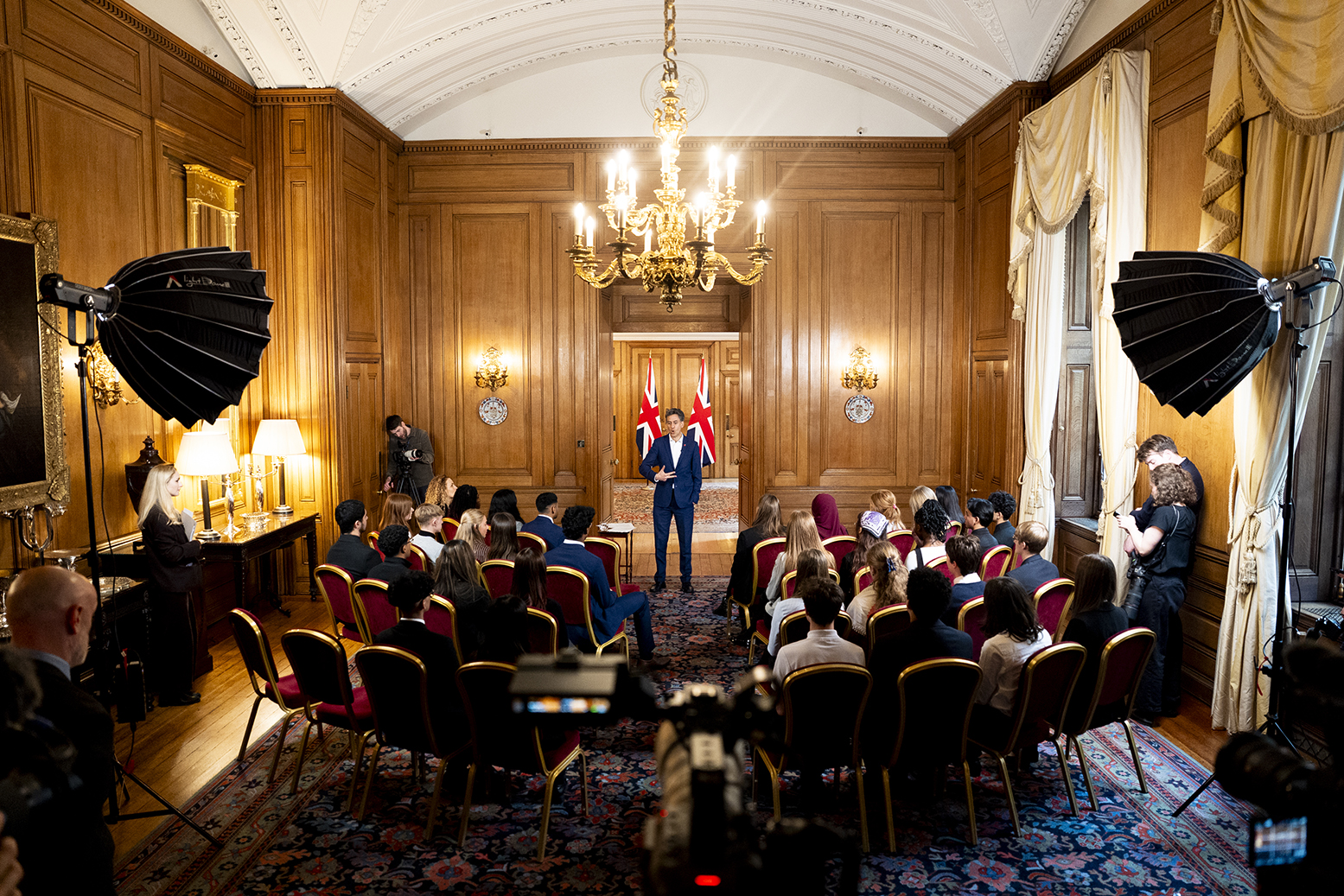 Install Ed Miliband as caretaker prime minister