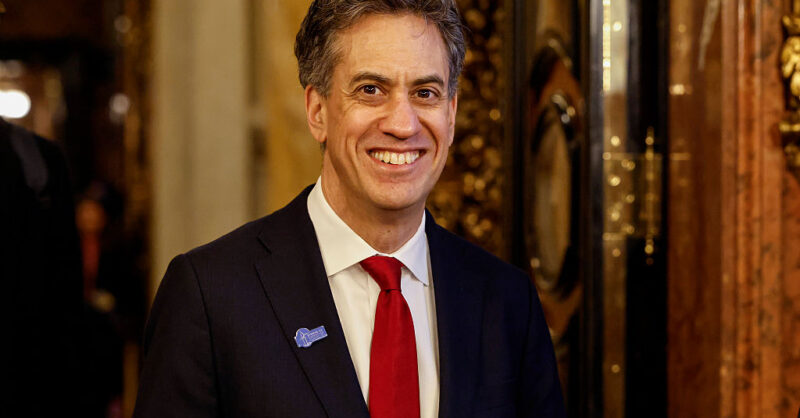 Install Ed Miliband as caretaker prime minister