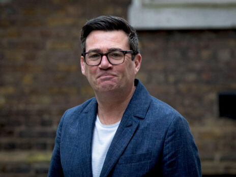 Andy Burnham has a seat (almost)