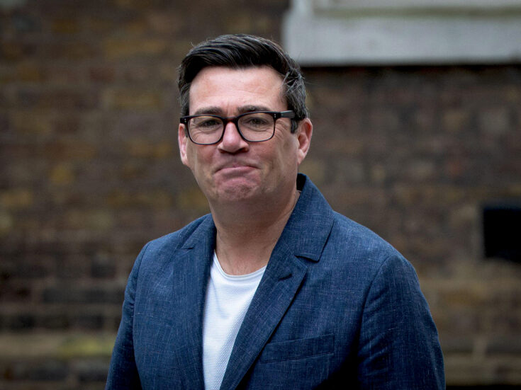 Andy Burnham has a seat (almost)