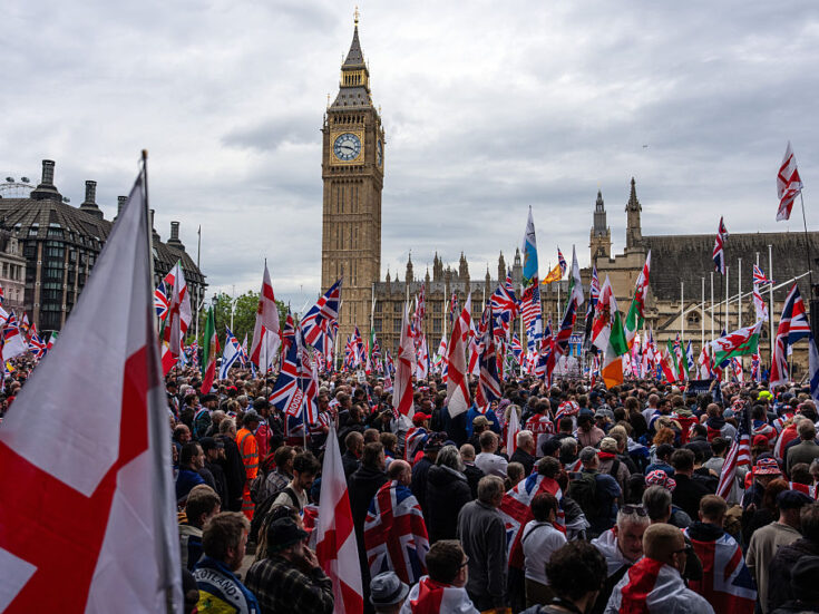Cokeheads and Christians: a day at Tommy Robinson's rally