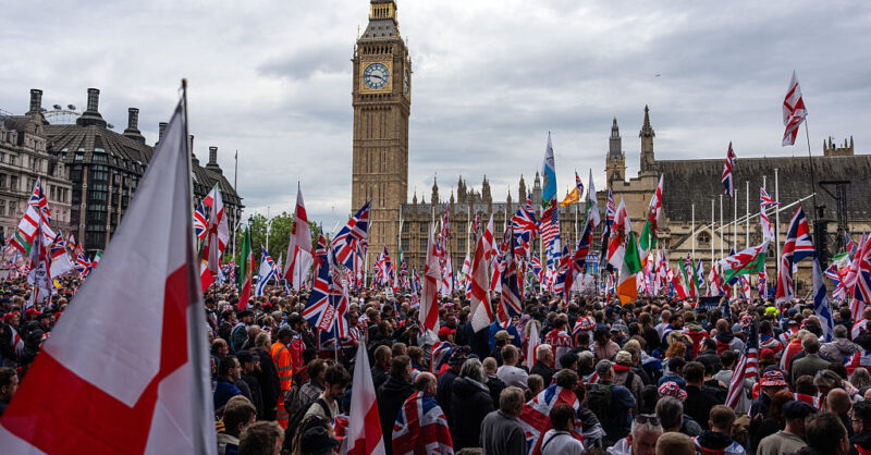 Cokeheads and Christians: a day at Tommy Robinson’s rally