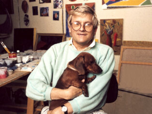 David Hockney was a swirling, explosive star