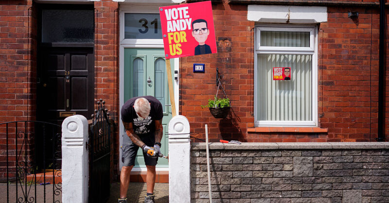 Have the Greens all but conceded defeat in Makerfield?