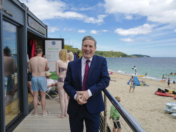 Keir Starmer peaked at "unknown"