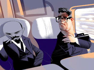 Andy Burnham does a Lenin