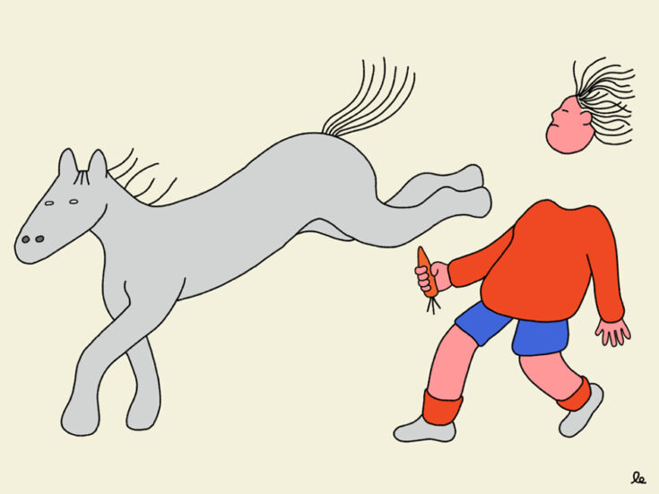My obviously doomed attempt to run faster than a horse