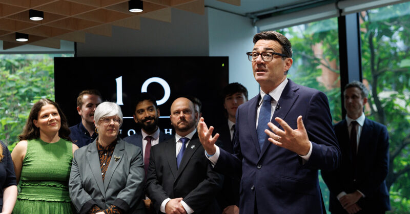 Burnham government unveils early promises in break from Starmer era
