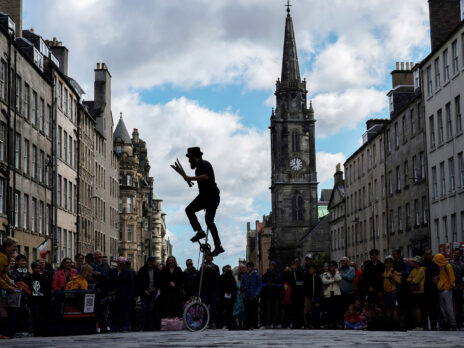 The most powerful man at the Edinburgh Fringe The most powerful man at the Edinburgh Fringe