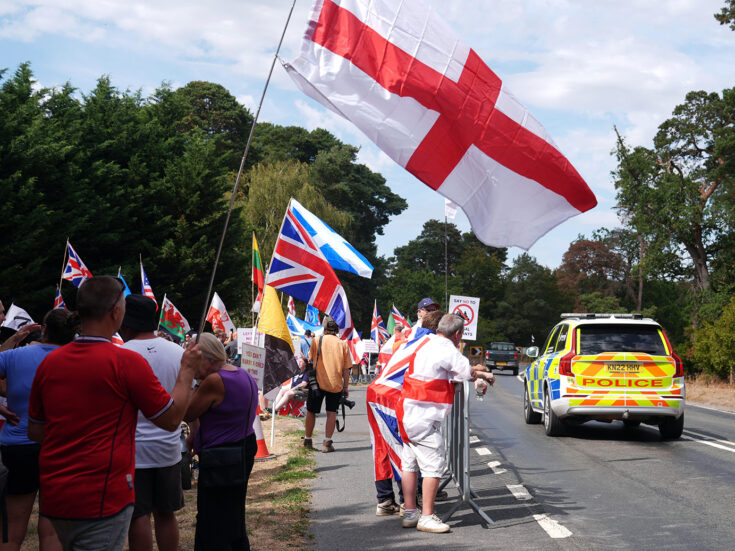 Race riots have become an annual British event