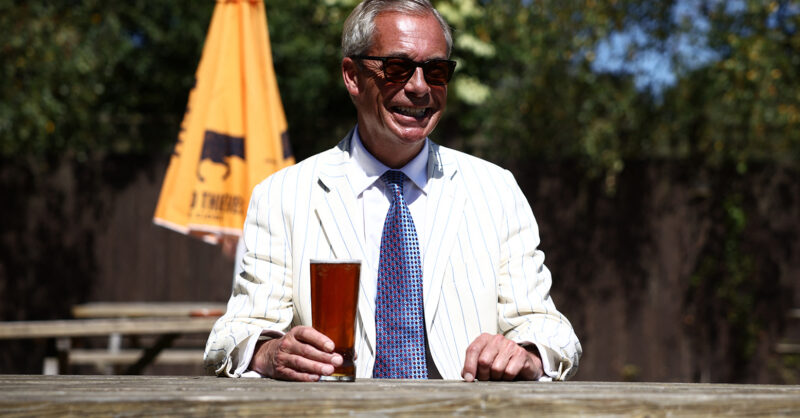 Nigel Farage isn't laughing any more