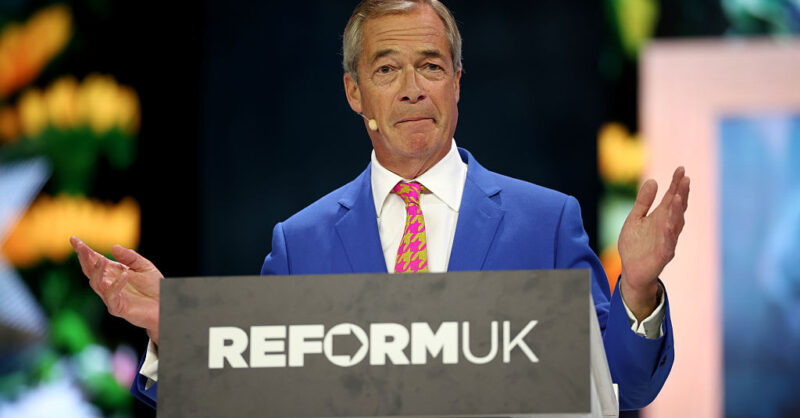 Reform conference: scandal rains on Farage's parade